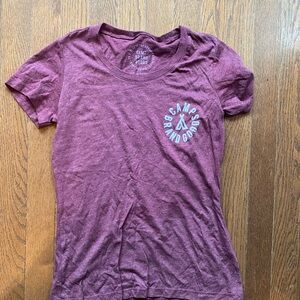 Camp Brand Goods Women's Maroon Tee